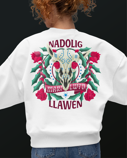 Mari Lwyd Jumper - Folk Edition (White)