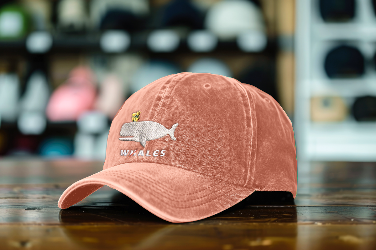 The Whale (vintage peach)