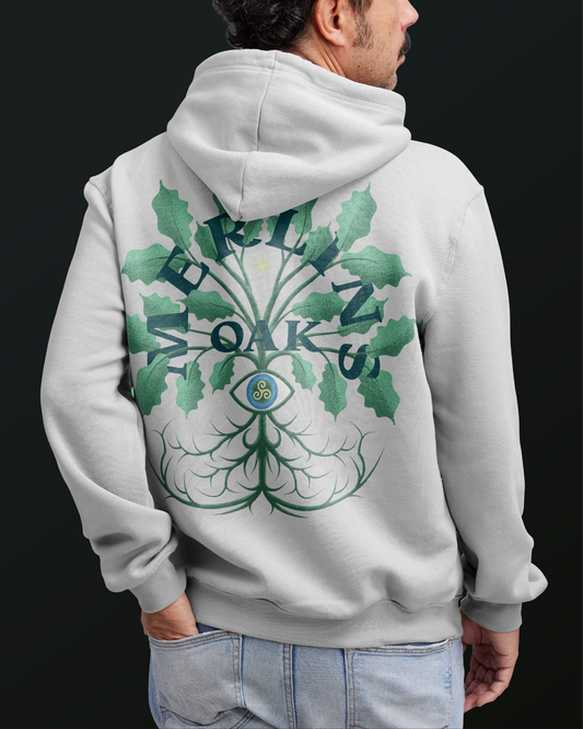 Merlin's Oak Hoodie (White)