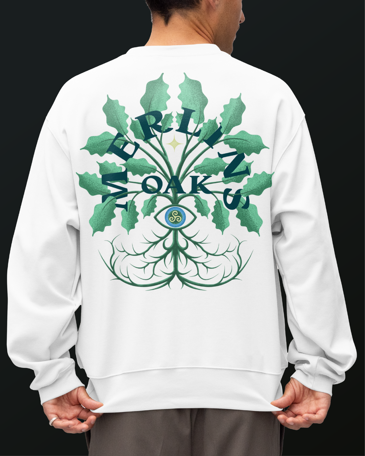 Merlin's Oak Jumper - Folk Edition (White)