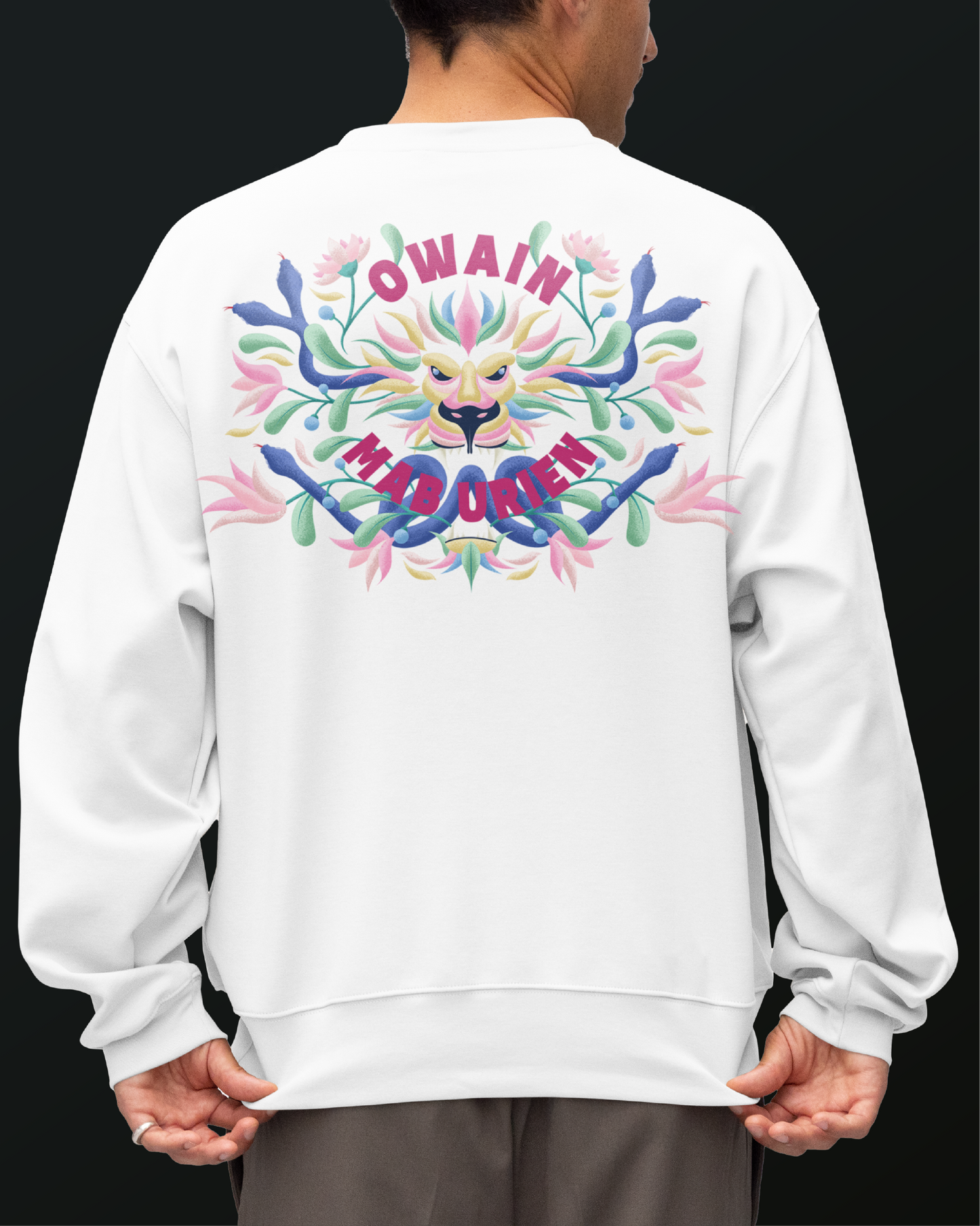 Owain Mab Urien Jumper - Folk Edition (White)