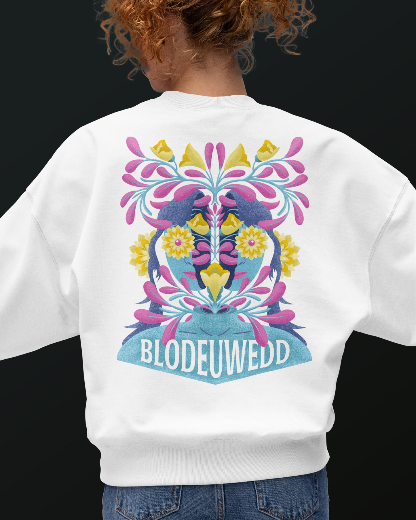 Blodeuwedd Jumper - Folk Edition (White)