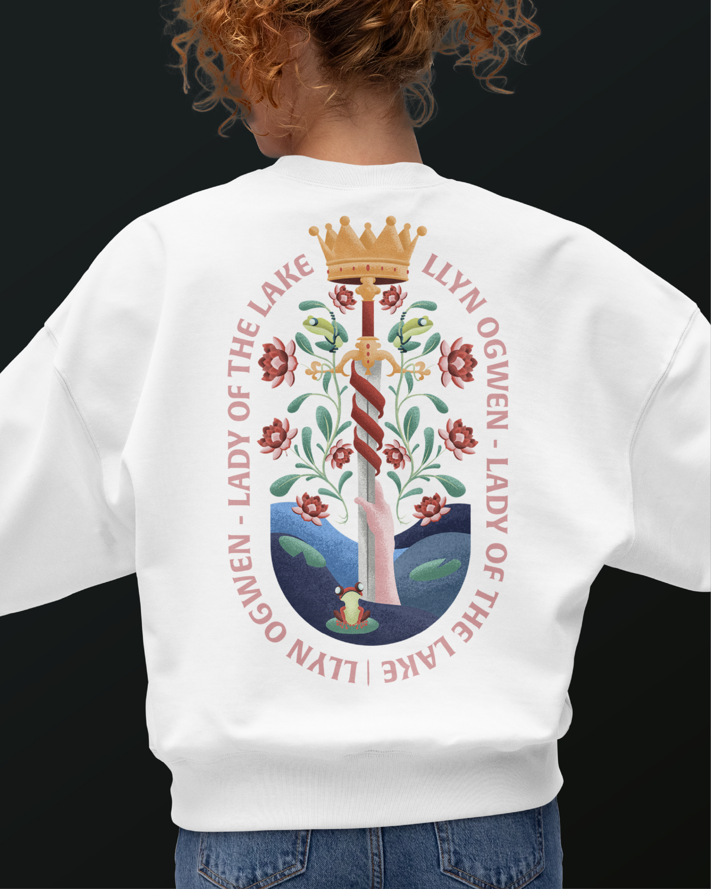 Llyn Ogwen Jumper - Folk Edition (White)