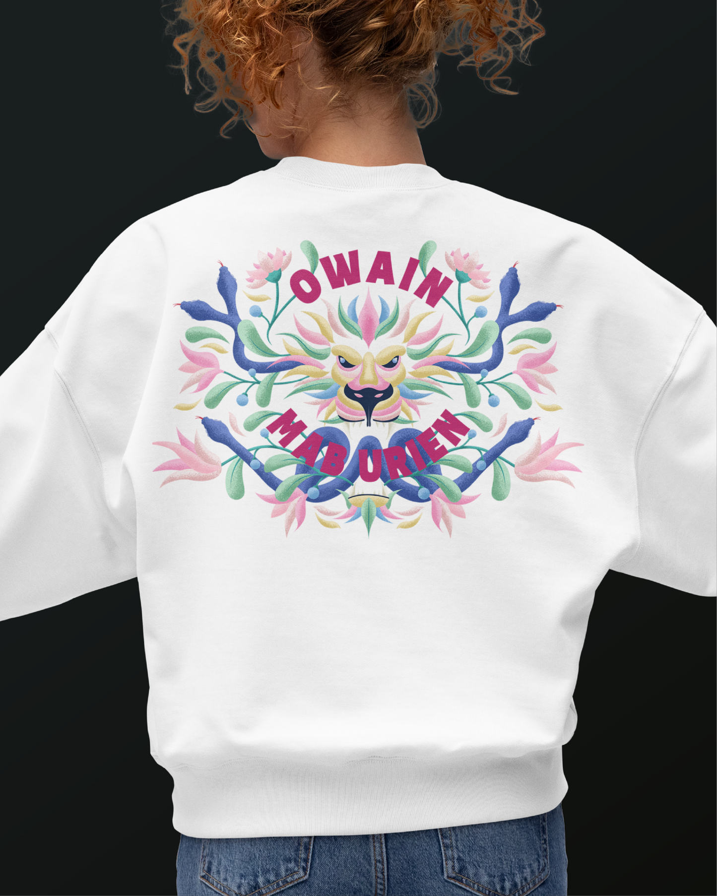 Owain Mab Urien Jumper - Folk Edition (White)